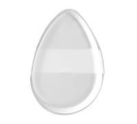 Face Powder Sponge - Clear Makeup Puff for Cosmetics, Soft Reusable Blender for Foundation, Concealer, Compact or Loose Powder, Portable Beauty Accessory, Daily Makeup Routine, Professional Salon