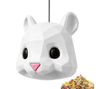 Face Reusable Feeding Station Squirrel Head Feeder Animal | Chipmunk Feeding Box For Courtyard Bird Water Home Window Playground Outdoor Garden Tree Fence Patio Picnic