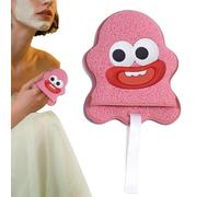 Face Scrubber, Cute Reusable Facciale Scrub Pads, 4,53 x 3,5 Inches Daily Morning Night Spa Shower, Gentle Bath Cleansing Tool for Sensitive Skin, Travel Home Routine, Baths, and Spa Routines