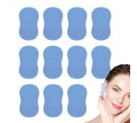 Face Scrubber Manual, Silicone Scrubbing Brush, 3.15x1.89 In, Soft Bristles, Facial for Sensitive Skin, 10pcs Finger Handle Face Brush for Camping, Travelling