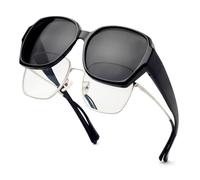 Face Shadow Sovraocchiali da Sole Donna Uomo Polarizzati, Sovra Occhiali da Sole Fit over Sunglasses UV400