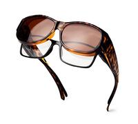 Face Shadow Sovraocchiali da Sole Donna Uomo Polarizzati, Sovra Occhiali da Sole Fit over Sunglasses UV400