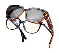 Face Shadow Sovraocchiali da Sole Donna Uomo Polarizzati, Sovra Occhiali da Sole Fit over Sunglasses UV400