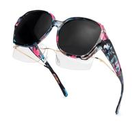 Face Shadow Sovraocchiali da Sole Donna Uomo Polarizzati, Sovra Occhiali da Sole Fit over Sunglasses UV400