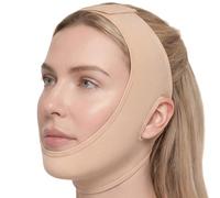 Face Shaper Wrap - Jaw Contour Support for Beauty Routine | Breathable Elastic Fabric with Adjustable Closure Design, Reusable Structure, Day Night Wear for Sculpting Firming Care