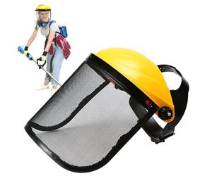 Face Shield - Face Protection Shield | Maschera trasparente per la protezione degli occhi | Adattatore con cappello a dura con copricapo regolabile per la visiera di filo per le donne arboriste che ta