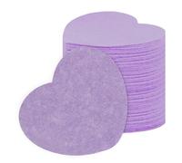 Face Sponges For Cleansing - Portable Facial Scrub Pads, Heart Shape Compressed Face Sponge Natural Sponge Pads, 20pcs Cosmetic Spa Sponges For Facial Washing, Deep Pore Cleaning, Scrubber