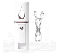Face Steamer Mist Device - USB Handheld Hydrating for Skin Care Routine | Portable Face Umidificfier with Nano Moisture Sprayer, Skin Mist Tool for Home Office Bedroom Travel Car Use, 4.02x1.26x1.22in