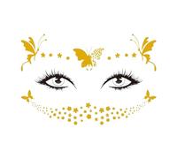 Face Stickers | Waterproof Temporary Face Decals | Colorful Multipurpose Face Decals, Accessories for Halloween, Role Play