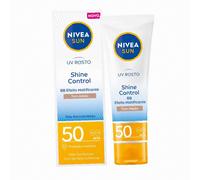 Face Sun Care Nivea Sun Uv Face 50Ml Shine Control Bb Spf50 (Face Sun Care) Per Donna Medium