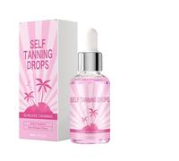 Face Tanning Liquid, Bronzing Radiant Complexion, 1.18x3.86 Inch Hydrating Drops with Glow, Lightweight Beauty Supply with Balance, Professional Makeup Design, Home Accessories for Beach Travel Dating