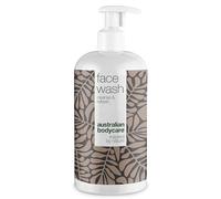 Face Wash 500 ml - Detergente per il viso contro punti neri, brufoli e pelle acneica - Con Tea Tree Oil australiano naturale puro al 100% - Ottimo per pelli grasse