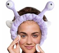 Face Wash Headband -Fashion Head Bands, Women's Hair | Women Cartoon Cute Coral Fleece Elastic Headband, Creative Hair Accessories for Washing Face Shower Sports Beauty Skincare, Sponge Make Up