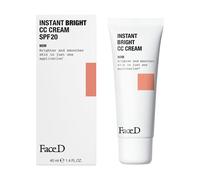 Faced Cc Cream Spf 20 Crema Correttrice Del Colore Medium Instant Bright 40 Ml
