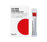FACE D Pure Drink Collagen & Hyaluronic Acid 30 stick da 15 ml - Integratore per la pelle