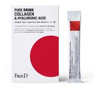 FACE D Pure Drink Collagen & Hyaluronic Acid 30 stick da 15 ml - Integratore per la pelle