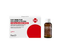 FACED Integratori PURE DRINK PLUS COLLAGENE & GLICINA 10x30ml - Integratore Unghie e Capelli
