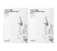 FaceD Maschera Pure Plump HA4 Acido Ialuronico 2x17 g