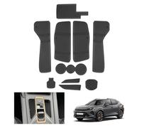 [Facelift 2025] GAFAT Compatibile con Cupra Formentor 2025 2026 Tappetini Antiscivolo, Formentor Tappetino Gomma per Console Centrale, Portabicchieri, Cuciture Porta [Non per Leva del cambio] (Negro)
