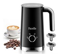 Facelle montalatte elettrico, cappuccinatore elettrico creatore automatico di schiuma calda e fredda per latte, cappuccini, macchiato, schiumalatte con spegnimento automatico