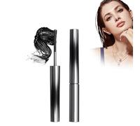 Facelove Iron Eye Mascara, Faccelove Ironeye Lash Growth Mascara, 3D Curling Eyelash Iron, Long Lasting, Smudge-Proof (Black)