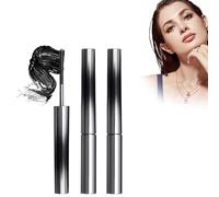Facelove Iron Eye Mascara, Faccelove Ironeye Lash Growth Mascara, 3D Curling Eyelash Iron, Long Lasting, Smudge-Proof (Black2)