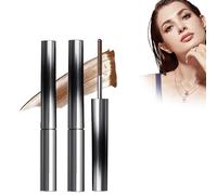 Facelove Iron Eye Mascara, Faccelove Ironeye Lash Growth Mascara, 3D Curling Eyelash Iron, Long Lasting, Smudge-Proof (Brown2)