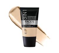 FACES Canada - Fondotinta opaco 3 in 1 con SPF 30, formula idratante leggera con aloe vera e vitamina C, trucco a copertura media di lunga durata e protezione solare, 15 ml