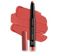 FACES Canada Ultime Pro HD Intense Matte Lipstick + Primer - Obsessed (rosso), 1,4 g, 9 ore, Long Stay Flawless HD, finitura opaca, colore intenso, leggero, liscio, primer infuso