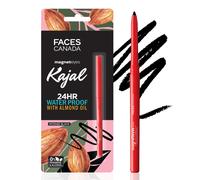 FACESCANADA Magneteyes Kajal - Black 0.35g | 24 Hr Long Stay | One Stroke Smooth Glide | Waterproof Smudgeproof & Fadeproof | Deep Matte F