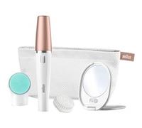 Braun FaceSpa Face Spa Depilatore Donna Epilatore Viso, Accessori Inclusi, Specchio e Pochette, Rivitalizza il Viso, 851V Bianco