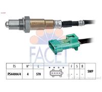 FACET 10.7597 Sonda lambda riscaldata cavo 570 mm 4 conduttori