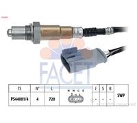 FACET 10.8208 Sonda lambda filettatura prelubrificata cavo 720 mm 4 conduttori