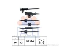 FACET 21.0087 sensore ABS giri ruota auto cavo 673 mm