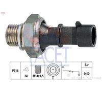 FACET Interruttore di pressione olio 7.0069 M14x1,5 Apertura chiave: 24 Compatibilità con OPEL ZAFIRA B A05 Meriva A X03 Corsa C Hatchback X01 Astra H Hatchback A04 Zafira A T98 Astra H GTC A04