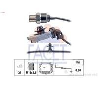 FACET 7.0199 interruttore a pressione olio filettatura M16x1,5 pressione 0,6 bar