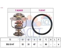 FACET 7.8205 Termostato motore per TOYOTA Yaris Hatchback (P9) 80°C