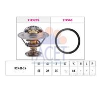 FACET 7.8323 Termostato motore con guarnizione 83°C
