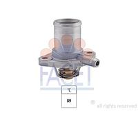 FACET 7.8330 Termostato motore con guarnizione 89°C Compatibilità con RENAULT Clio 2 BB0/1/2, CB0/1/2 Twingo 1 C06 KANGOO KC0/1 KANGOO Express FC0/1 Clio 1 B/C57, 5/357