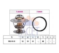 FACET 7.8483 Termostato motore con guarnizione 88°C
