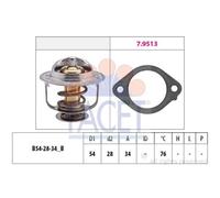 Termostato Refrigerante Facet 7.8521 Made In Italy - Oe Equivalent per