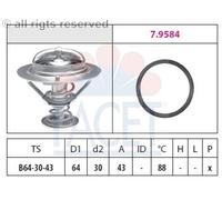 Facet 7.8651 Termostato, Refrigerante