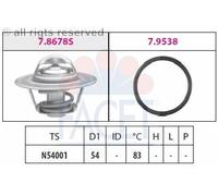Facet 7.8678 Termostato, Refrigerante