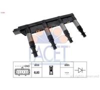 FACET 9.6383 Bobina d'accensione adatto per PEUGEOT 206 Schrägheck (2A/C)