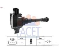 FACET 9.6451 Bobina d'accensione per RENAULT Clio IV Hatchback (BH) Espace V