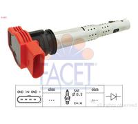 FACET Bobina Accensione per Audi A6 4F2 C6 4G2 C7 4GC 4F5 4G5 4GD VW Touareg 7LA