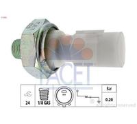 Interruttore A Pressione Olio Facet 7.0182 Made In Italy - Oe Equivalent per Kia