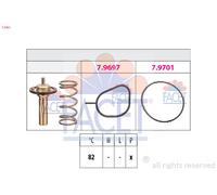FACET Termostato Liquido 82°C Adatto Per Ford C-Max II Grand 7.8961