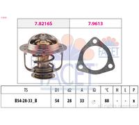 FACET Termostato Refrigerante 88°C Per Ford Maverick Nissan Terrano II Urvan Bus