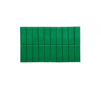 Facetterand MAULpro - Magneti rettangolari in plastica infrangibile, 1 kg, 53 x 18 x 10 mm, confezione da 20, colore: Verde